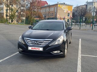 2012 Hyundai Sonata VI (YF), чёрный, 890000 рублей, вид 3