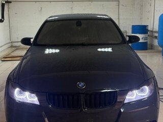 2008 BMW 3 серии 325i V (E90/E91/E92/E93), чёрный, 1400000 рублей, вид 3