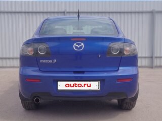 2008 Mazda 3 5-speed I (BK) Рестайлинг, синий, 700000 рублей, вид 4