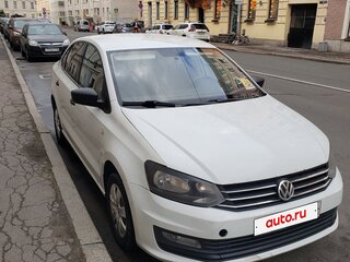 2018 Volkswagen Polo V Рестайлинг, белый, 660000 рублей, вид 2