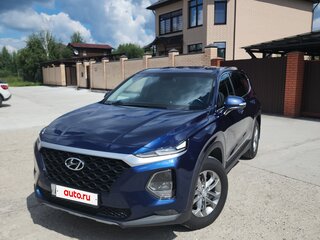 2019 Hyundai Santa Fe IV, синий, 2650000 рублей, вид 1