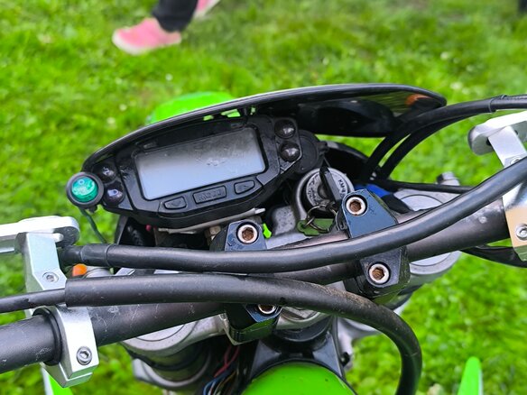 1999 Kawasaki KLX 250, зелёный, 250000 рублей - вид 9