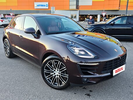 2017 Porsche Macan S I, коричневый, вид 3