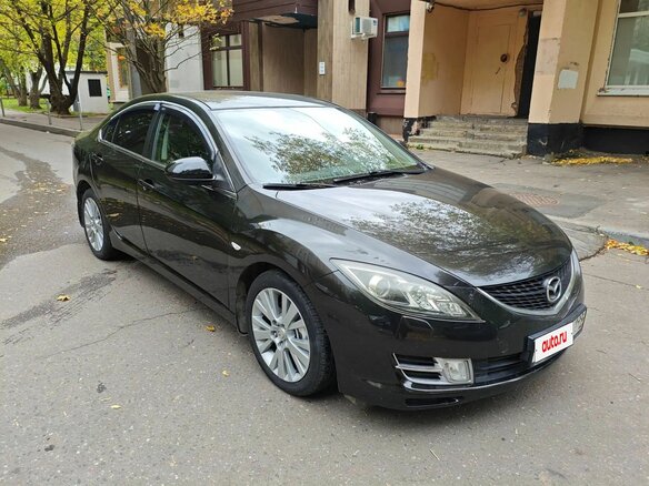 2008 Mazda 6 II (GH), чёрный, 718000 рублей - вид 2
