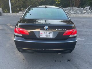 2007 BMW 7 серии Long 750Li IV (E65/E66) Рестайлинг, чёрный, 700000 рублей, вид 5