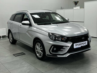 2018 Lada (ВАЗ) Vesta SW I, серебристый, 960000 рублей, вид 2