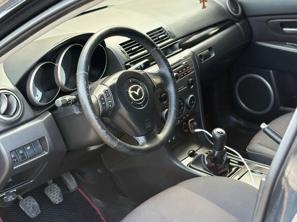 2006 Mazda 3 I (BK) Рестайлинг, чёрный, 465000 рублей - вид 5
