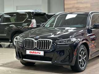 2022 BMW X3 25i xDrive III (G01) Рестайлинг, чёрный, 5100000 рублей, вид 3