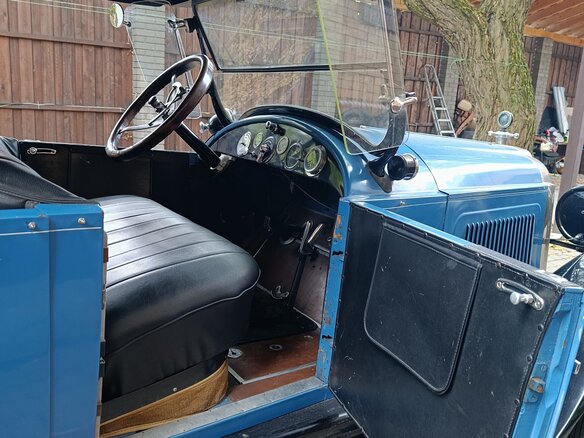 1923 Willys Knight Model 20, синий - вид 20