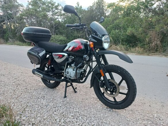 2023 Bajaj Boxer BM 150X, чёрный, 140000 рублей - вид 4
