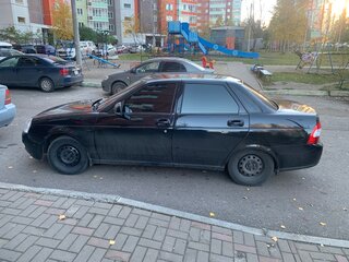 2014 Lada (ВАЗ) Priora I Рестайлинг, чёрный, 430000 рублей, вид 4