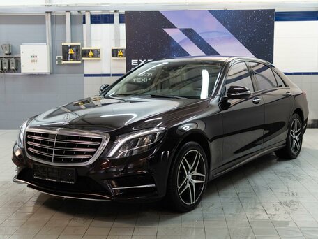 2014 Mercedes-Benz S-Класс 500 Long VI (W222, C217), чёрный, 2899000 рублей, вид 1