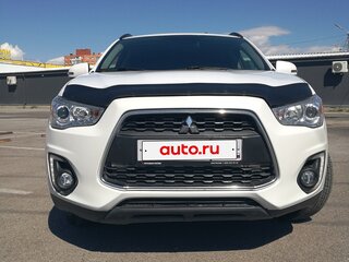 2014 Mitsubishi ASX I Рестайлинг, белый, 1220000 рублей, вид 1
