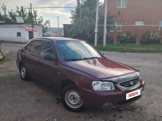 2007 Hyundai Accent ТагАЗ II, пурпурный, 295000 рублей, вид 3