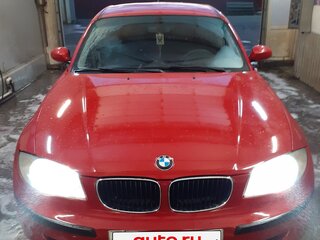 2007 BMW 1 серии 118i I (E81/E82/E87/E88) Рестайлинг, красный, 700000 рублей, вид 2