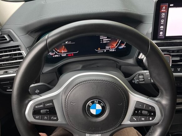 2022 BMW X3 25i xDrive III (G01) Рестайлинг, синий, 5150000 рублей - вид 5
