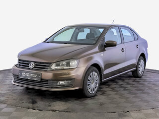 2017 Volkswagen Polo V Рестайлинг, коричневый, 1160000 рублей, вид 1