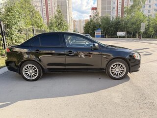 2013 Mitsubishi Lancer X Рестайлинг, чёрный, 590000 рублей, вид 4