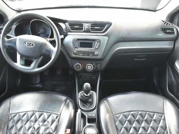 2012 Kia Rio 5-speed III, синий - вид 11