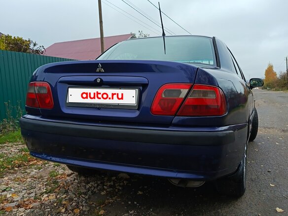 2002 Mitsubishi Carisma I Рестайлинг, синий, 250000 рублей - вид 6
