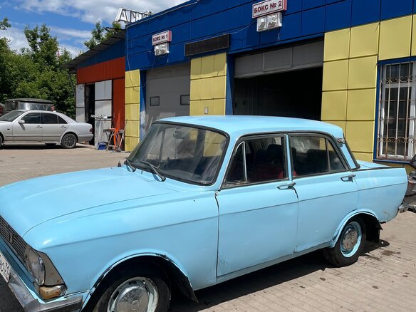 1971 Москвич 408ИЭ, голубой, 60000 рублей - вид 4