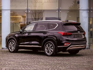 2020 Hyundai Santa Fe IV, чёрный, 2895000 рублей, вид 4