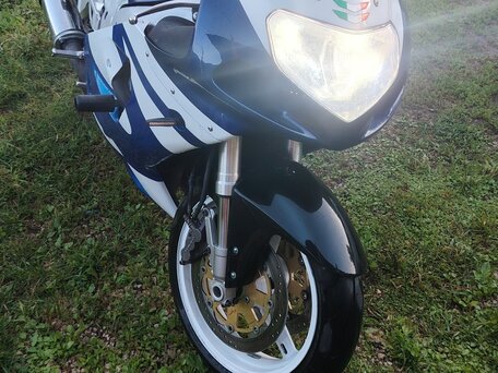 1997 Suzuki GSX-R 750, синий, 300000 рублей, вид 2