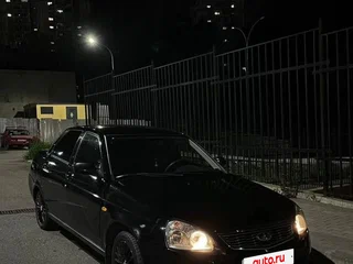 2008 Lada (ВАЗ) Priora I, чёрный, 300000 рублей, вид 4