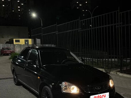 2008 Lada (ВАЗ) Priora I, чёрный, 300000 рублей, вид 4