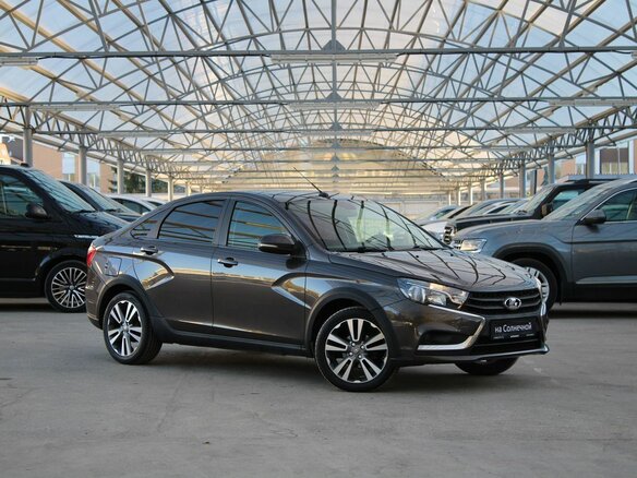 2017 Lada (ВАЗ) Vesta I, коричневый, 690000 рублей - вид 6