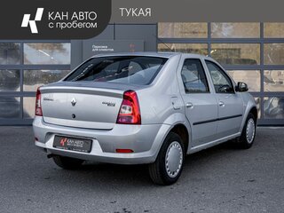 2013 Renault Logan I Рестайлинг, серебристый, 310000 рублей, вид 3