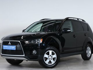 2010 Mitsubishi Outlander II Рестайлинг, чёрный, 1449000 рублей, вид 3