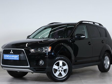 2010 Mitsubishi Outlander II Рестайлинг, чёрный, 1449000 рублей, вид 3