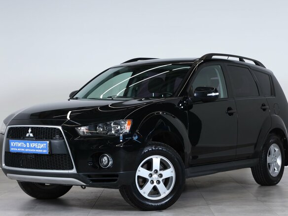 2010 Mitsubishi Outlander II Рестайлинг, чёрный, 1449000 рублей - вид 2