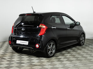 2015 Kia Picanto II Рестайлинг, чёрный, 1129700 рублей, вид 5