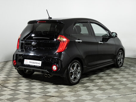 2015 Kia Picanto II Рестайлинг, чёрный, 1099700 рублей, вид 5