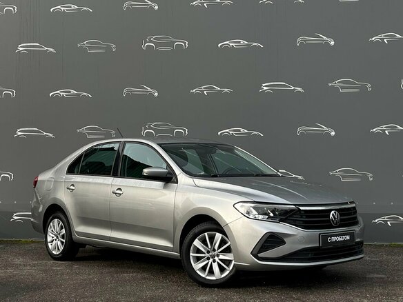 2021 Volkswagen Polo VI, серый - вид 2