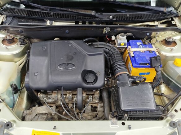 2008 Lada (ВАЗ) Kalina I, жёлтый, 200000 рублей - вид 10