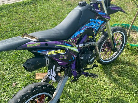 2023 BSE MX 125, пурпурный, 65000 рублей, вид 1