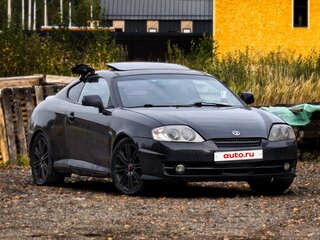 2004 Hyundai Tiburon II (GK), чёрный, 600000 рублей, вид 1