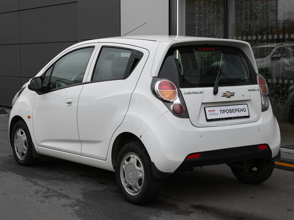 2012 Chevrolet Spark III, белый, 649000 рублей - вид 5