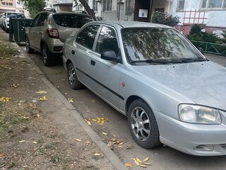 2010 Hyundai Accent ТагАЗ II, серебристый, 470000 рублей, вид 4