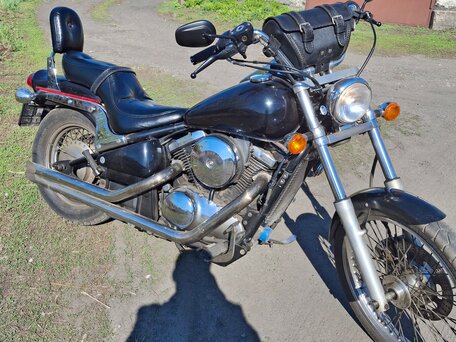1995 Kawasaki VN400 Vulcan, чёрный, 270000 рублей, вид 1