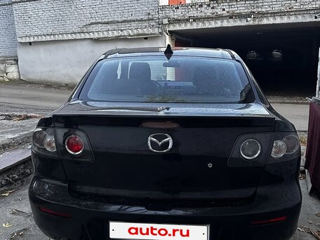 2008 Mazda 3 4-speed I (BK) Рестайлинг, чёрный, 530000 рублей, вид 3