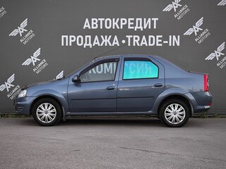 2013 Renault Logan I Рестайлинг, синий, 365000 рублей, вид 4