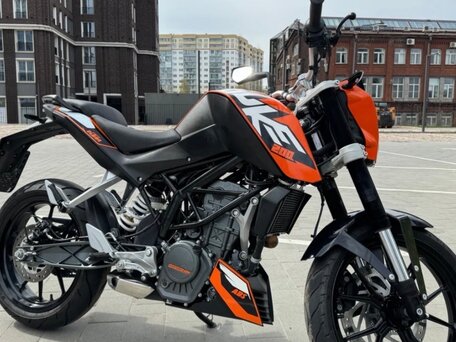 2013 KTM 200 Duke, оранжевый, 270000 рублей, вид 2