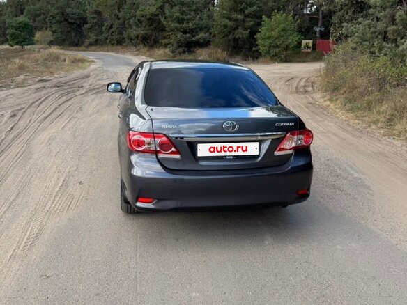 2012 Toyota Corolla X (E140, E150) Рестайлинг, серый, 850000 рублей - вид 3