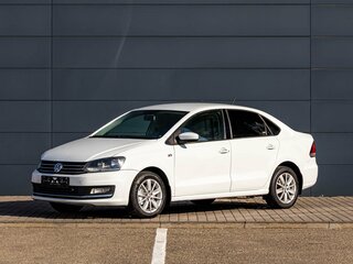 2016 Volkswagen Polo V Рестайлинг, белый, 995000 рублей, вид 1