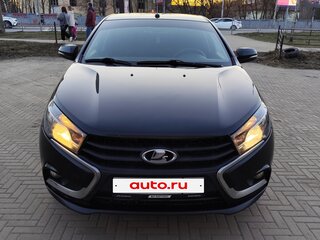 2016 Lada (ВАЗ) Vesta I, чёрный, 950000 рублей, вид 2