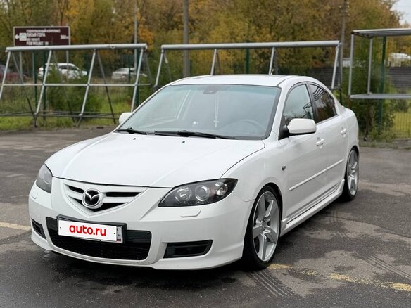 2008 Mazda 3 I (BK) Рестайлинг, белый, 600000 рублей